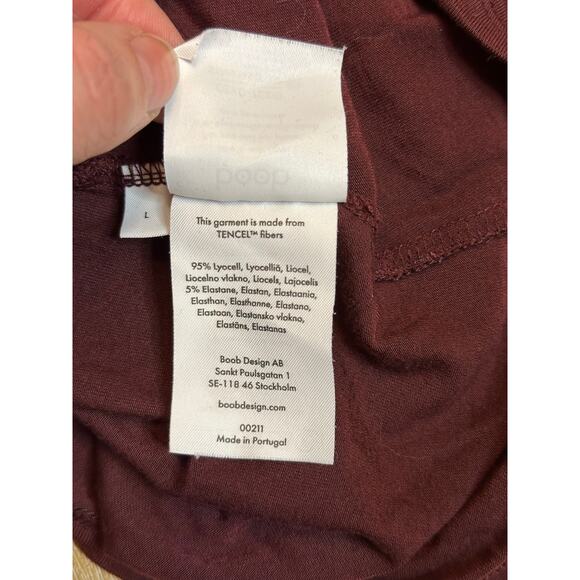 Boob Design 3/4 Sleeve Nursing Top Size Large - Picture 6 of 6